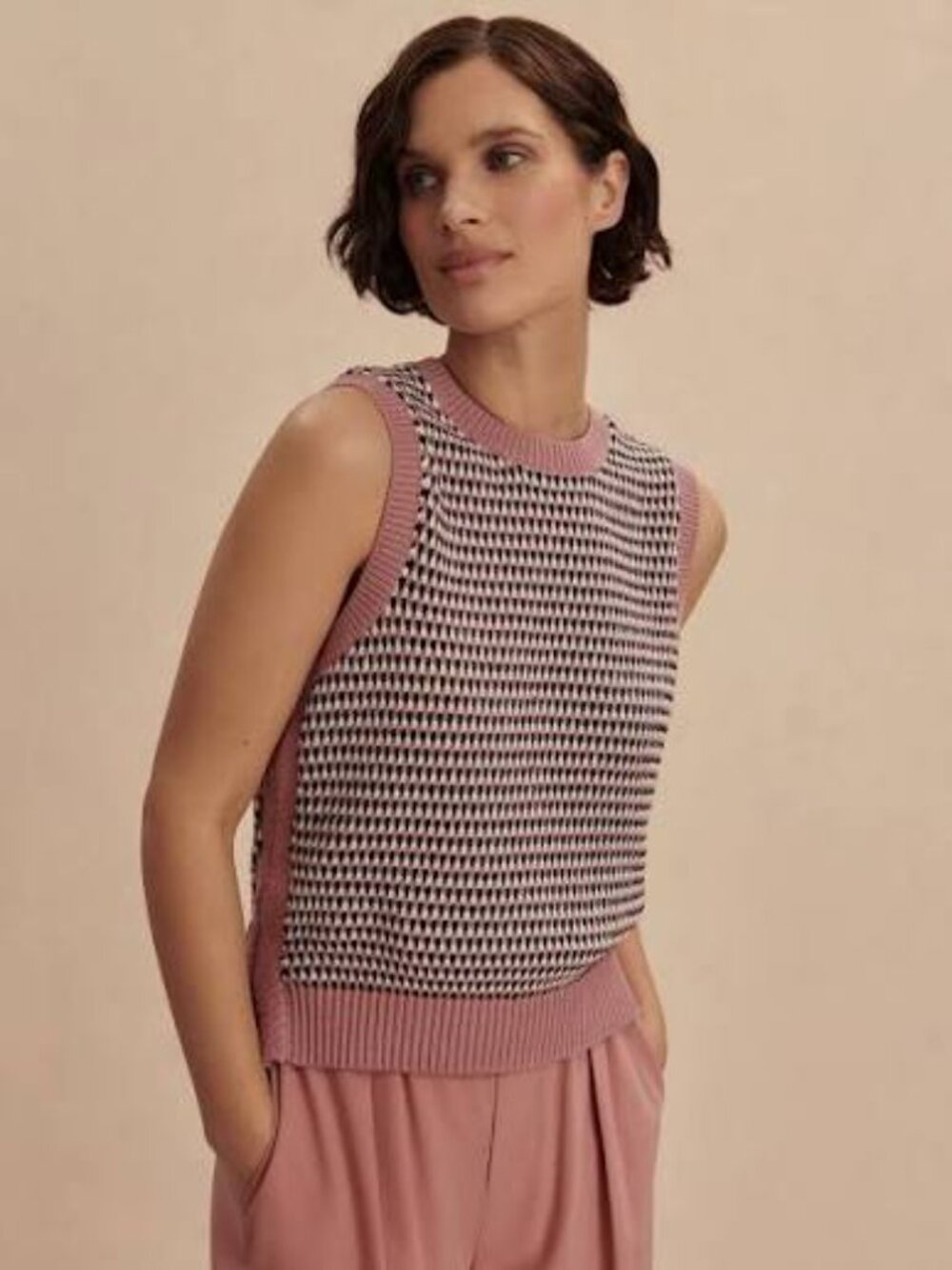 Varley Knowles Textured Knit Vest